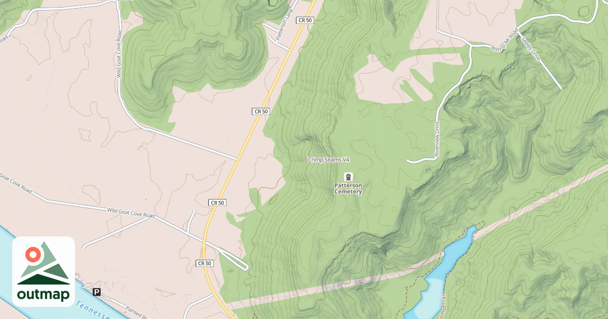 Map of Crimp Seams