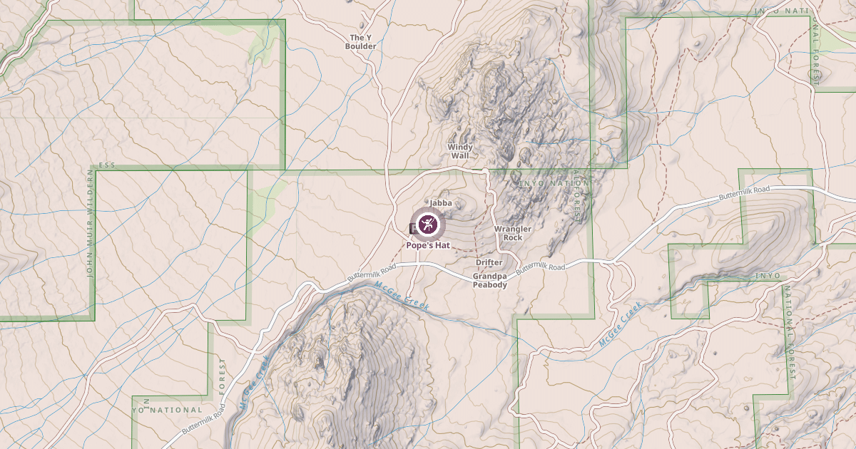 Map preview of Pope's Hat