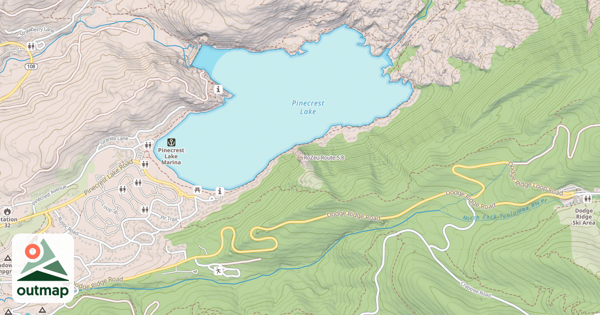 Map of RoZeu Route