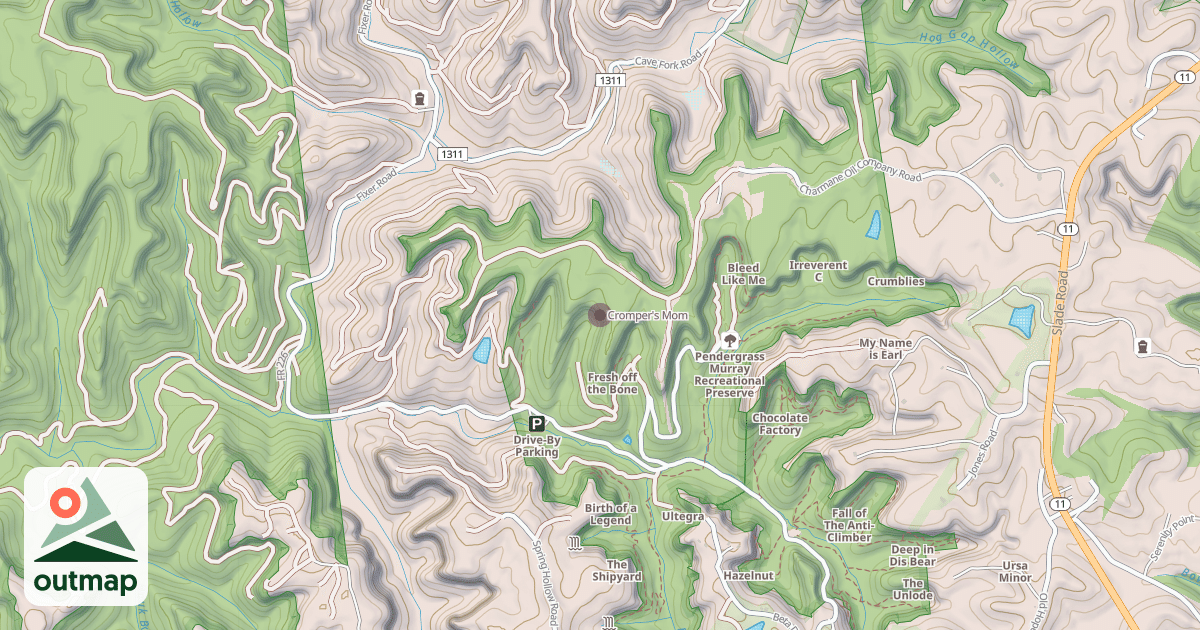 Map of Cromper's Mom