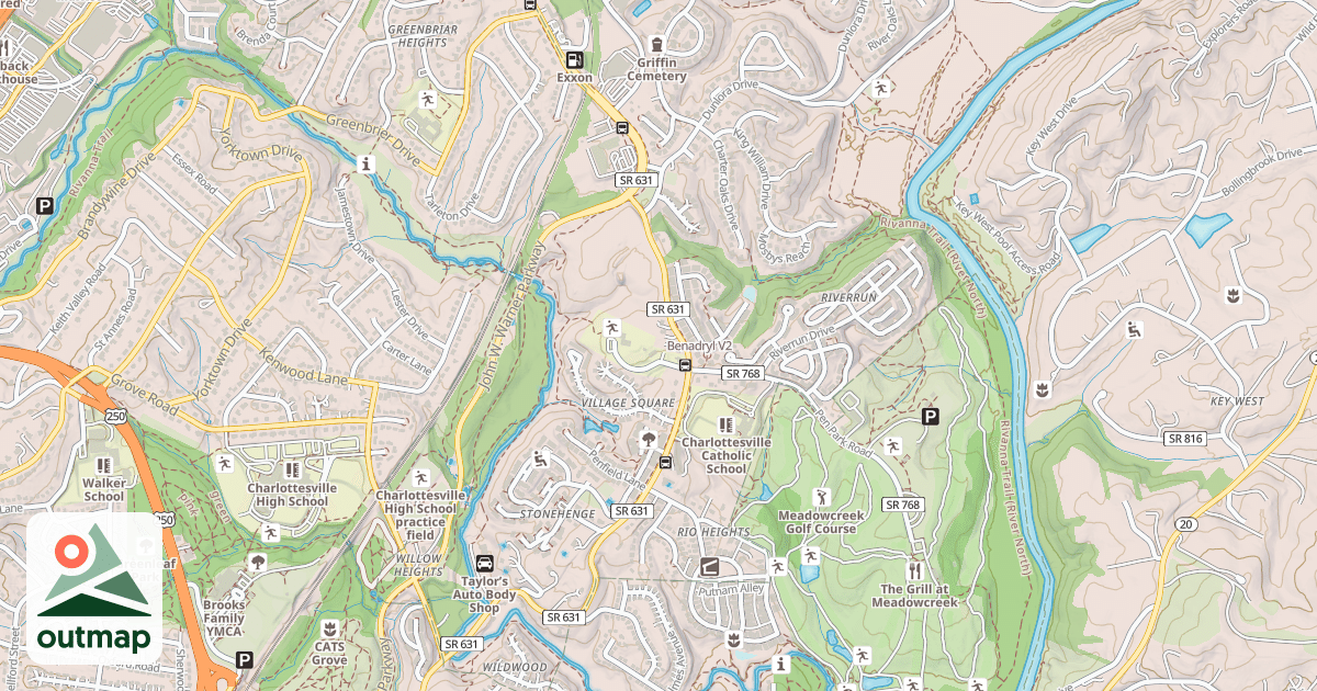 Map of Benadryl