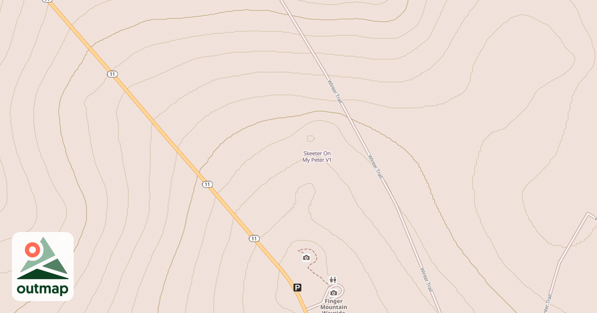 Map of Skeeter On My Peter