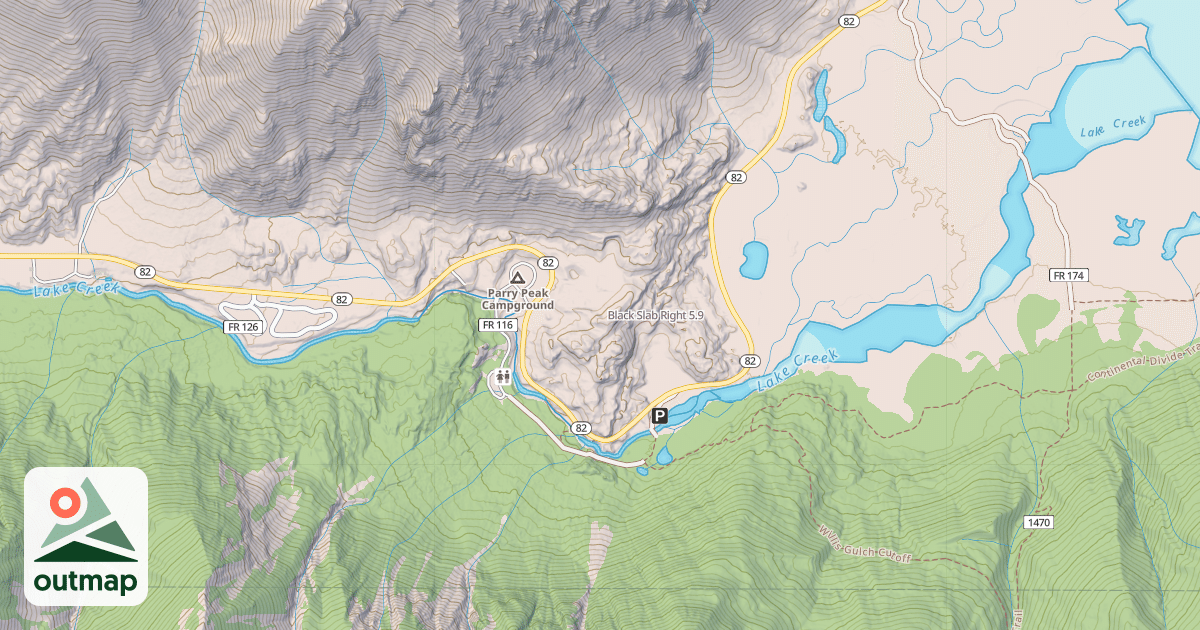 Map of Black Slab Right