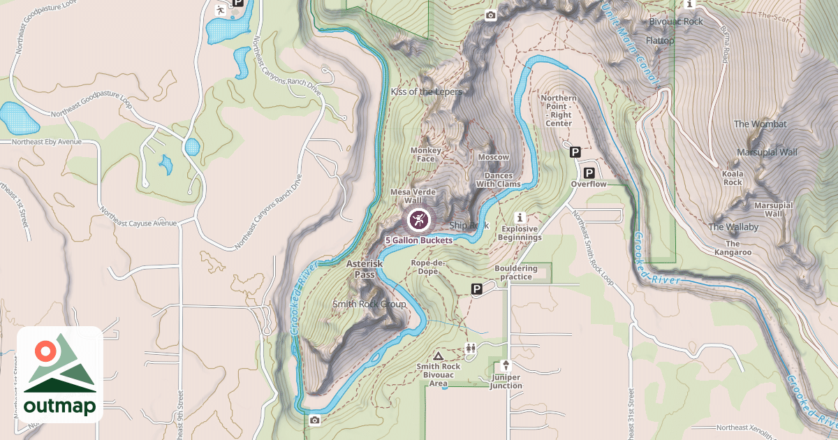 Map of 5 Gallon Buckets