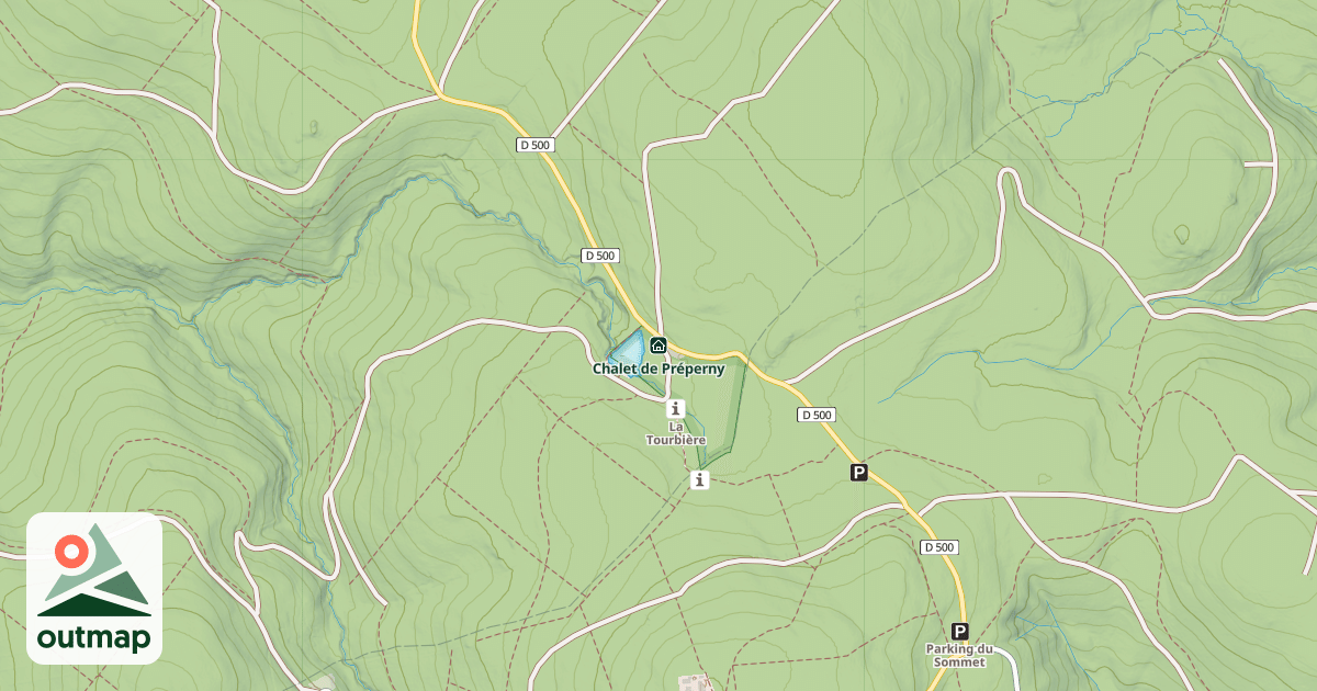 Map of Chalet de Préperny