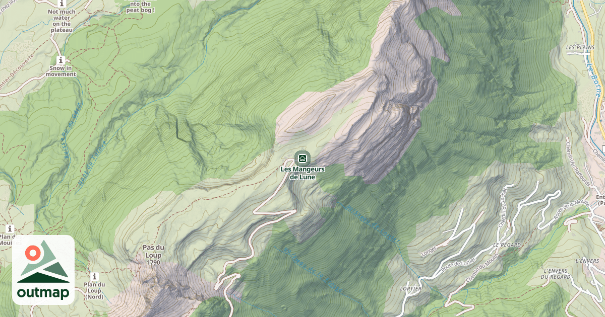 Map of Les Mangeurs de Lune