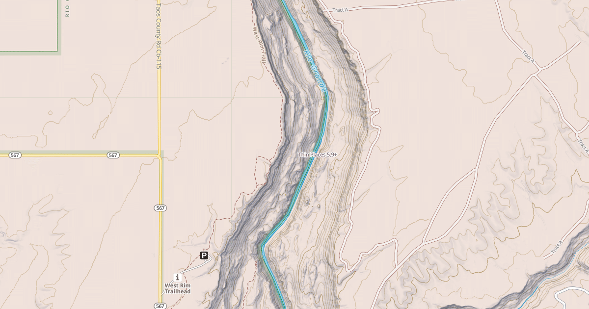 Map preview of Thin Places