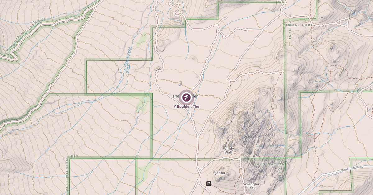 Map preview of Y Boulder, The