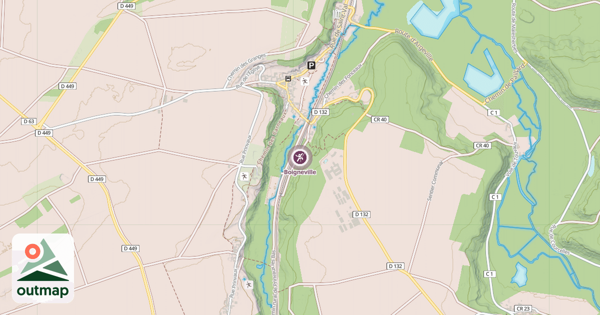 Map of Boigneville