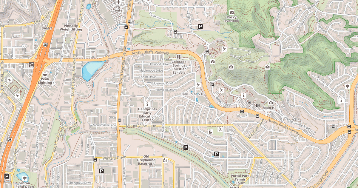 Map preview of Trail Route