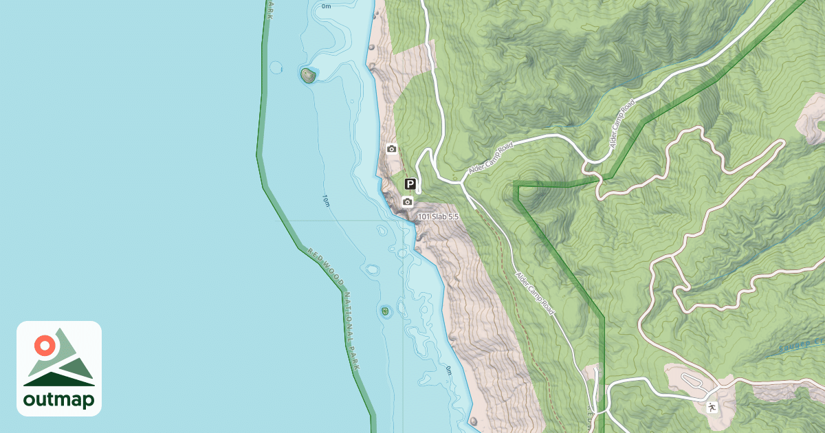 Map of 101 Slab