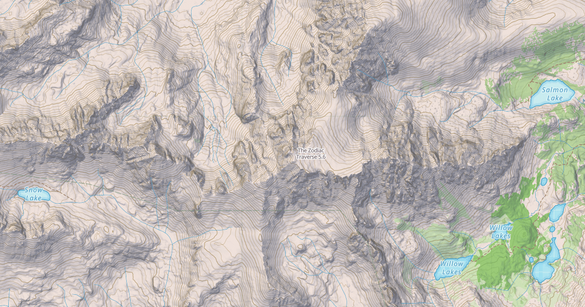 Map preview of The Zodiac Traverse