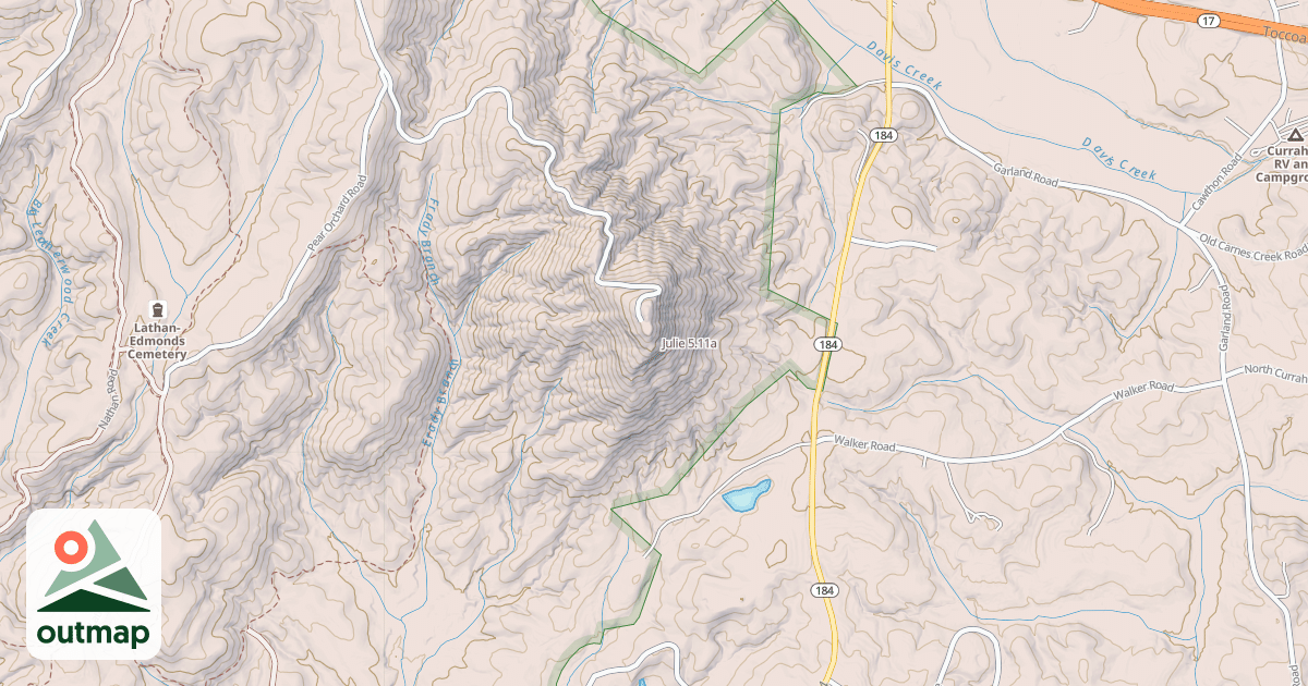 Map of Julie