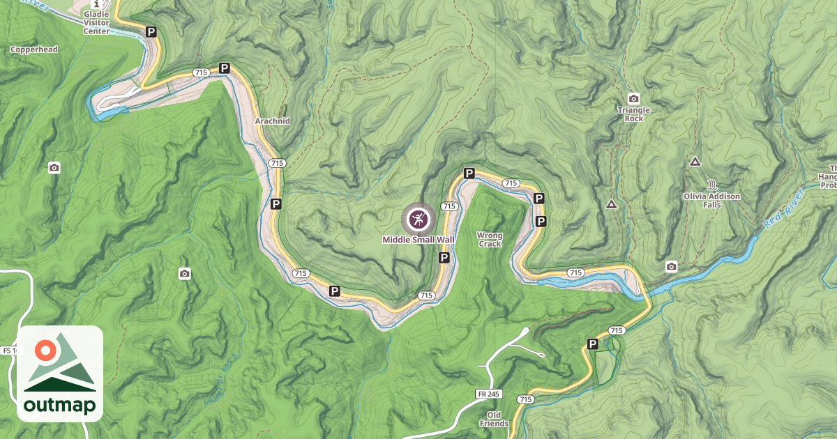 Map of Middle Small Wall