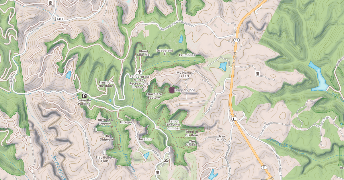 Map preview of Crimp My Ride