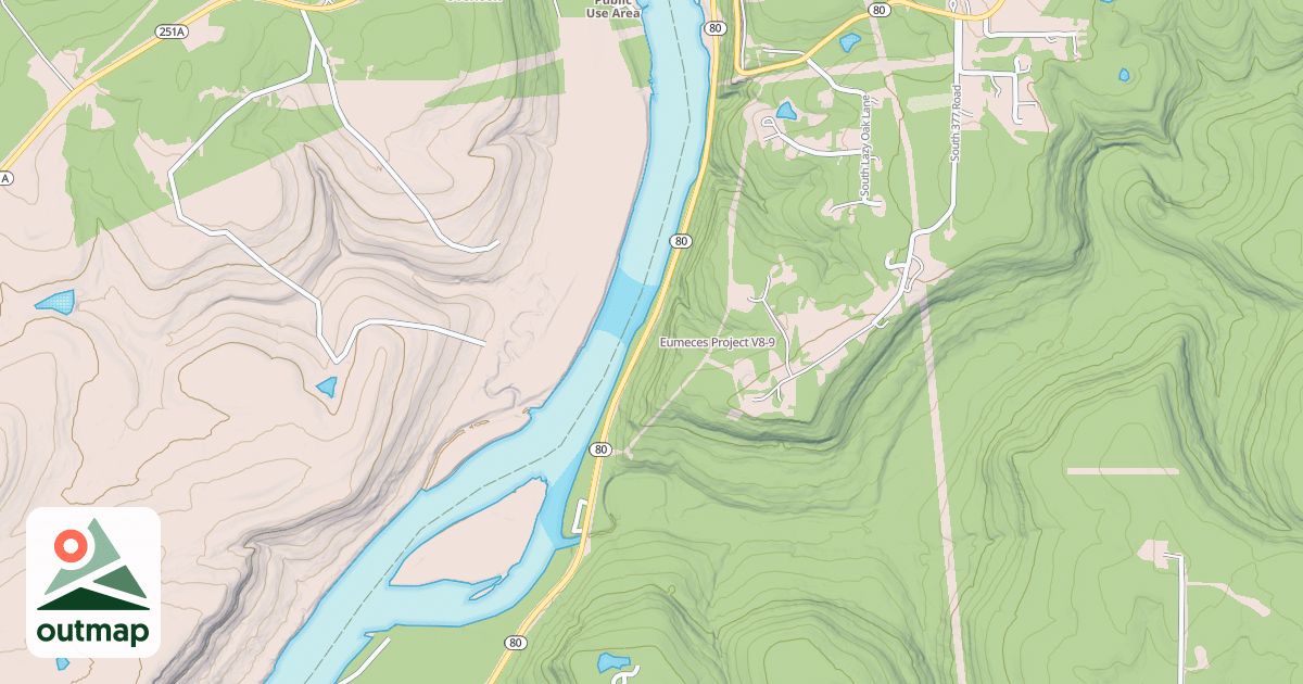 Map of Eumeces Project