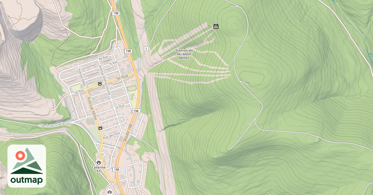 Map of Mont Miller