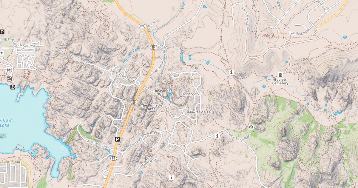 Map preview of Fandango