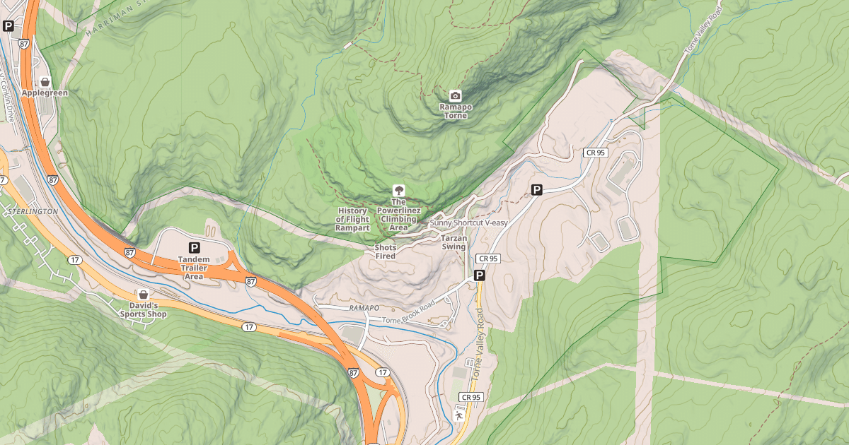 Map preview of Sunny Shortcut