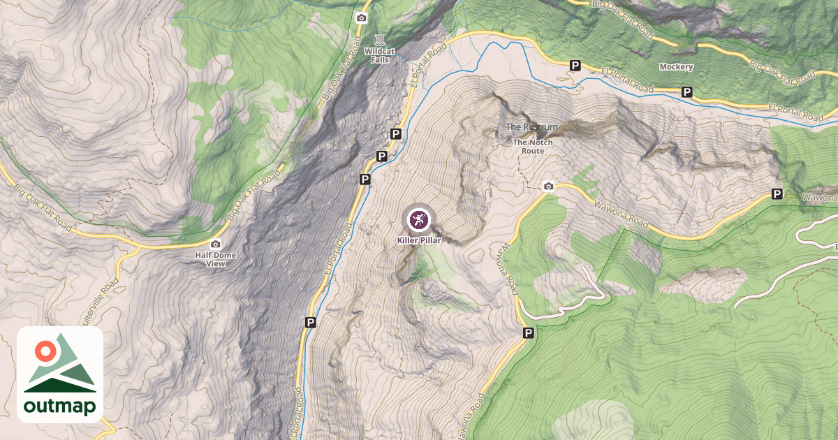 Map of Killer Pillar