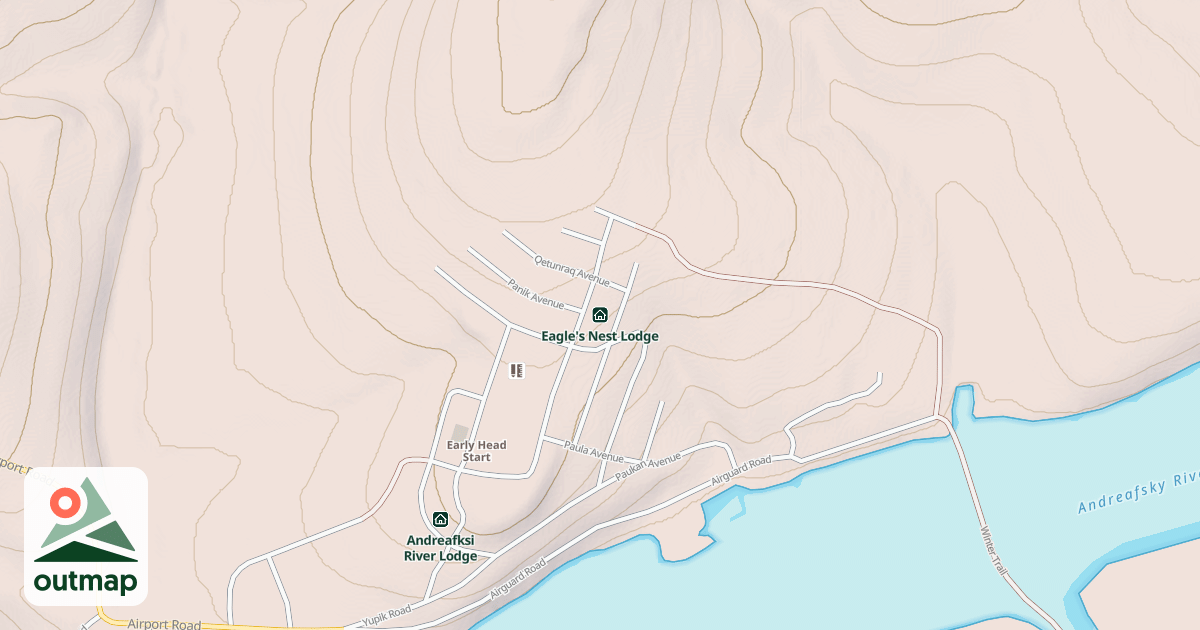 Map of Eagle's Nest Lodge