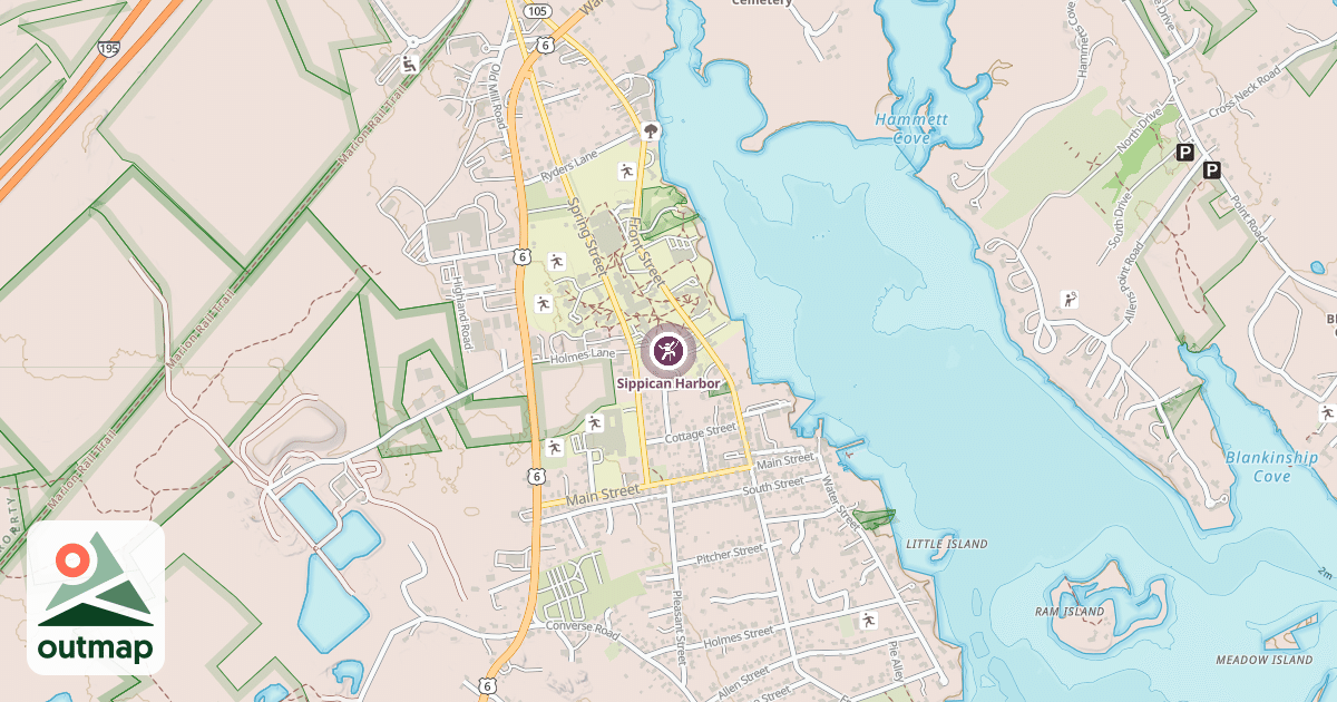 Map of Sippican Harbor