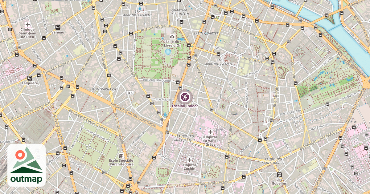 Map of Escalad'Indoor