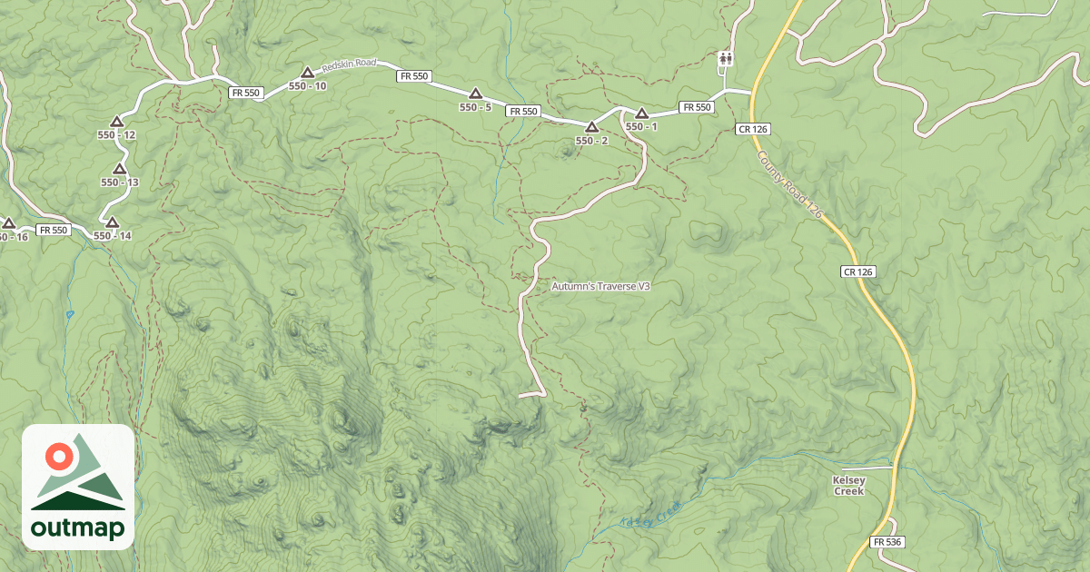 Map of Autumn's Traverse