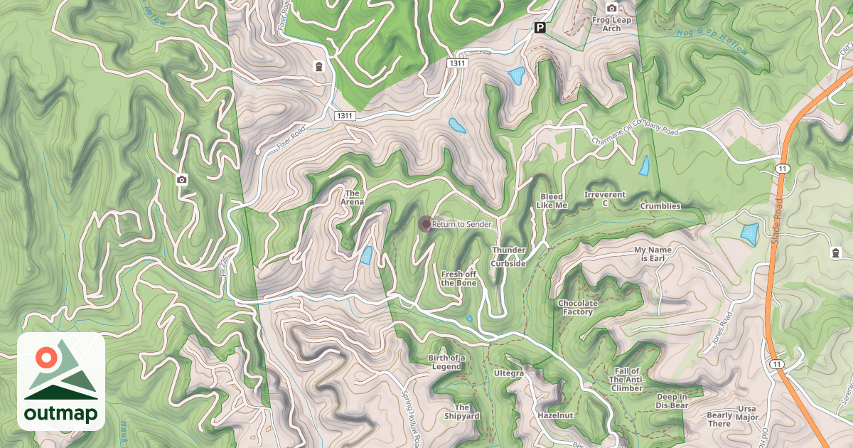 Map of Return to Sender