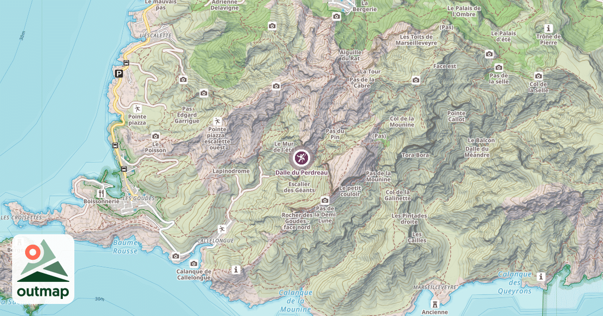 Map of Dalle du Perdreau