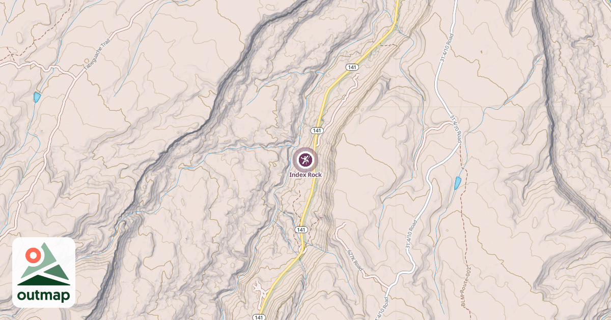 Map of Index Rock