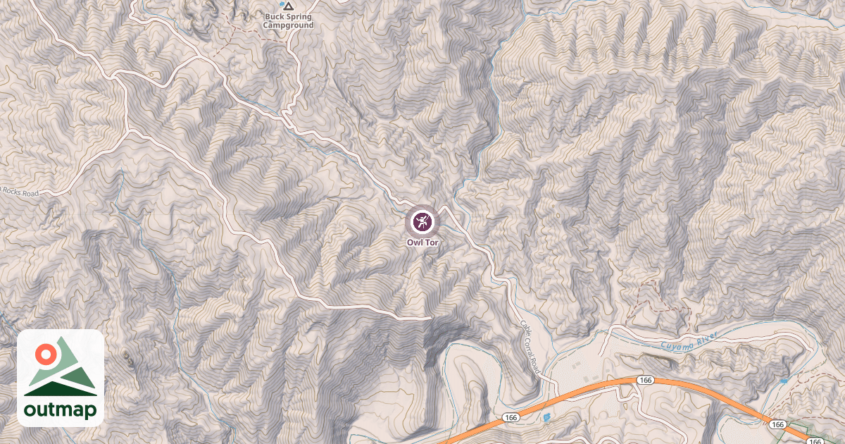Map of Owl Tor