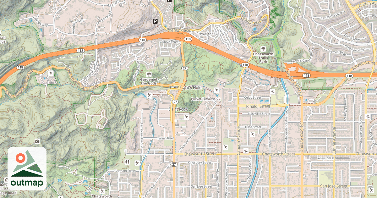 Map of Pocket Traverse