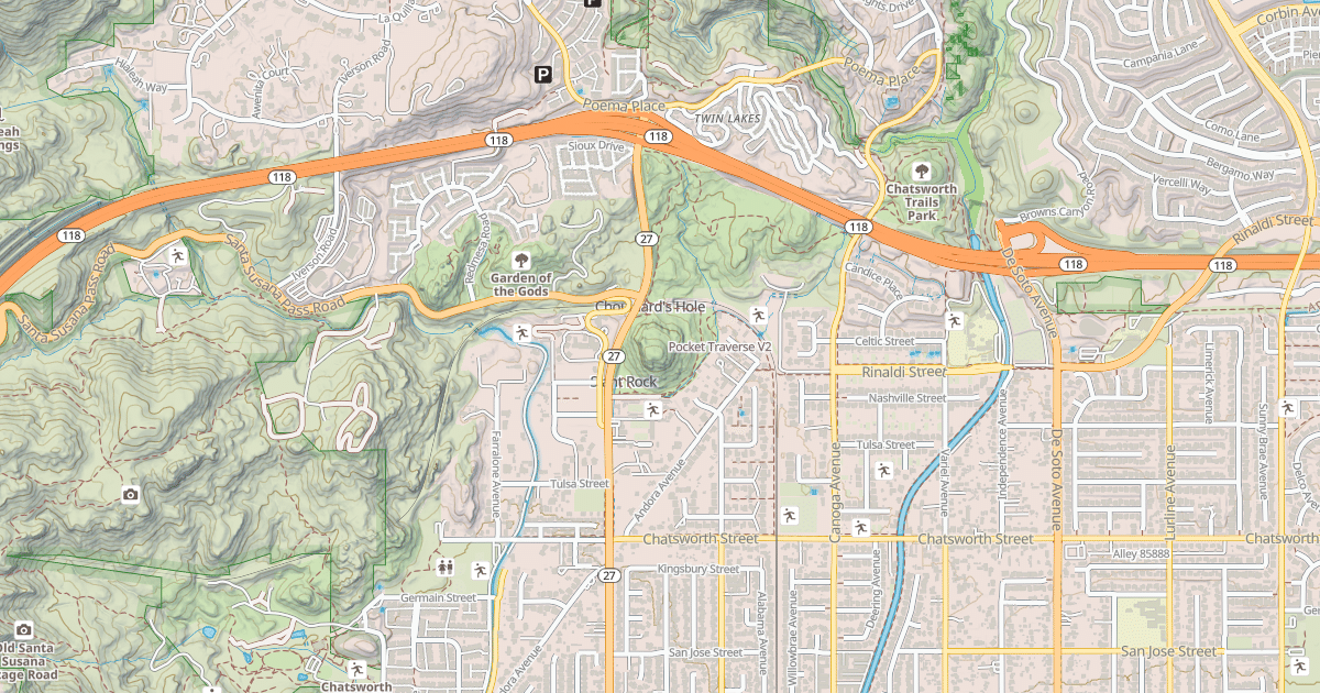 Map preview of Pocket Traverse