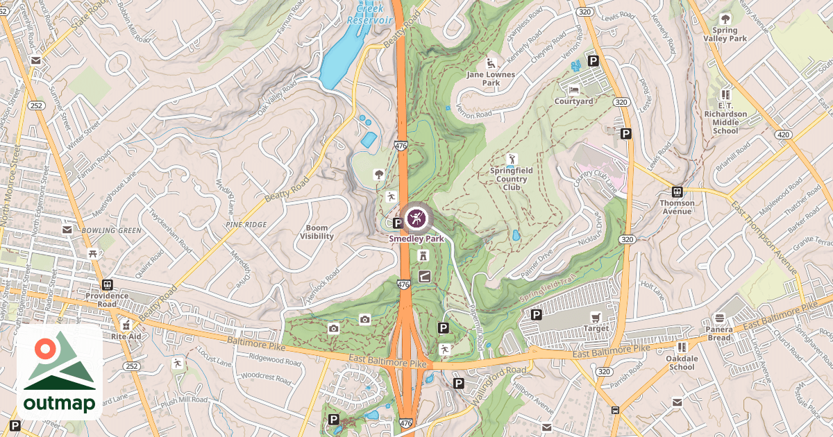 Map of Smedley Park