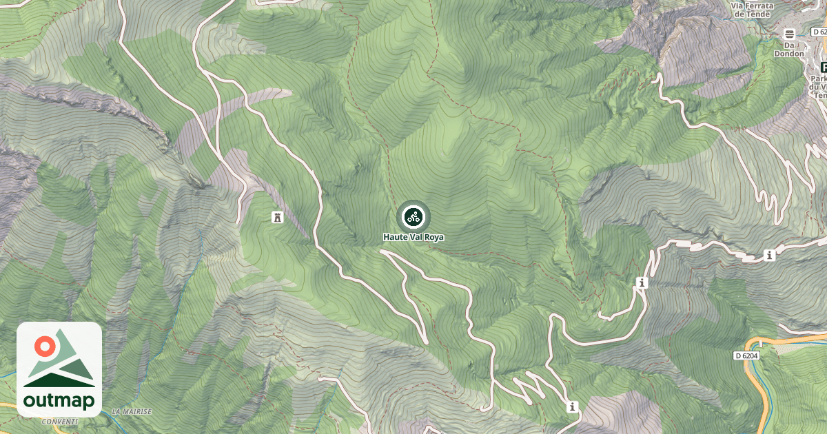 Map of Haute Val Roya