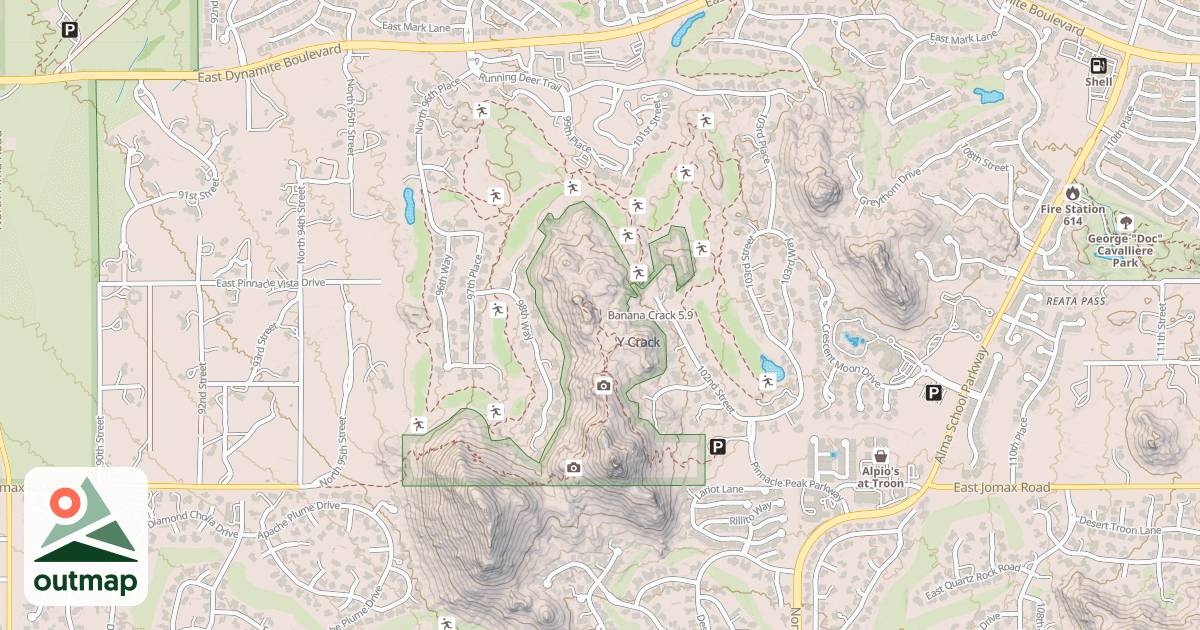 Map of Banana Crack