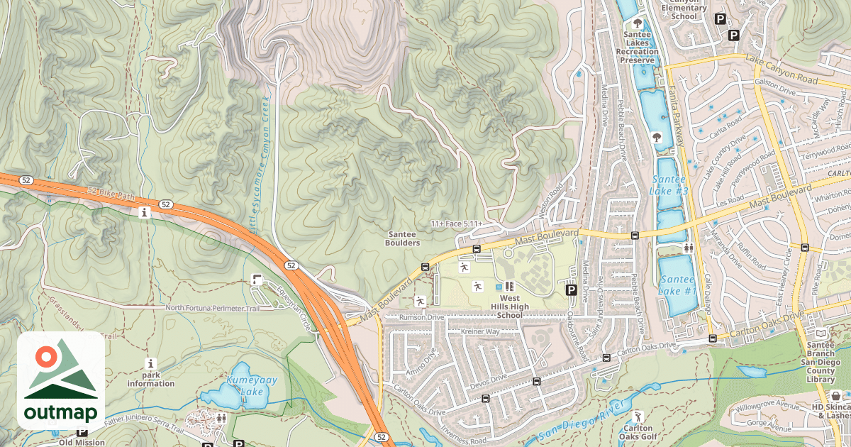 Map of 11+ Face