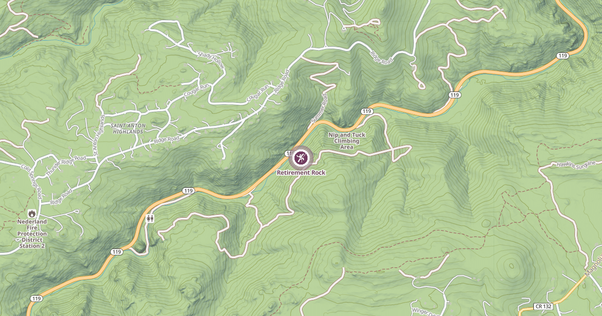 Map preview of Retirement Rock