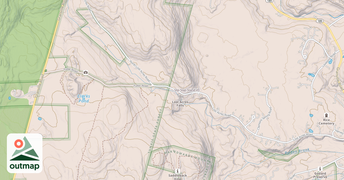 Map of Slip Slap Stand