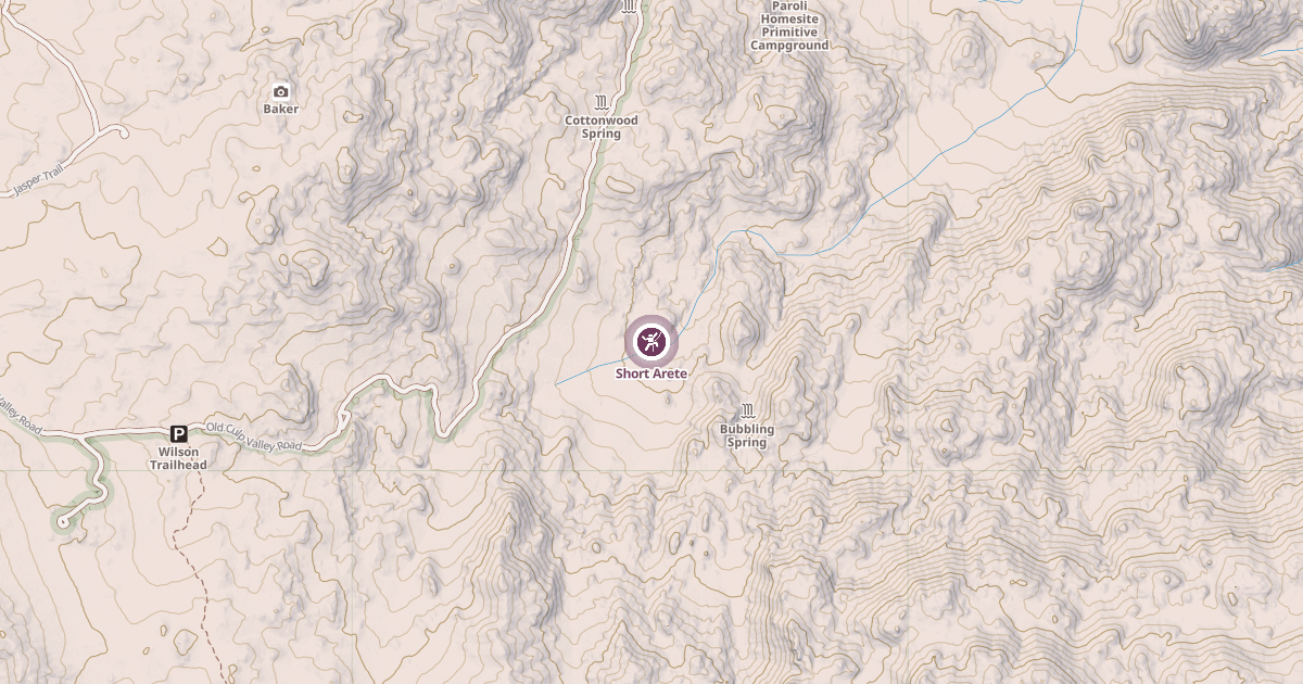 Map preview of Short Arete
