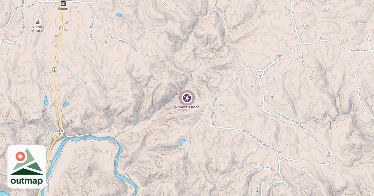 Map of Robert's Roof