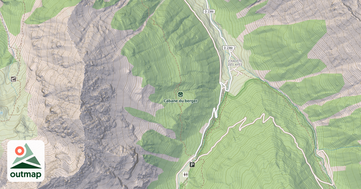 Map of Cabane du berger