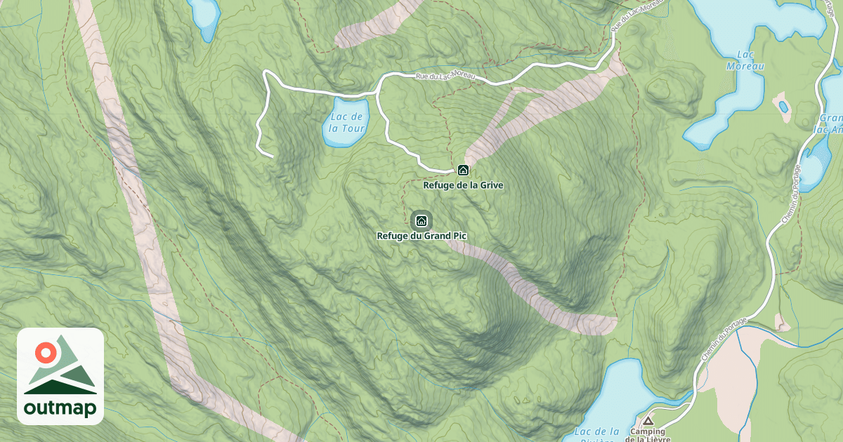 Map of Refuge du Grand Pic