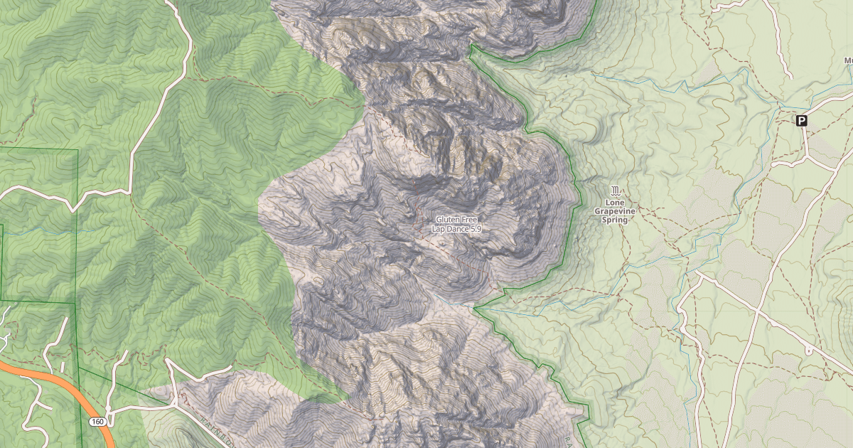 Map preview of Gluten Free Lap Dance