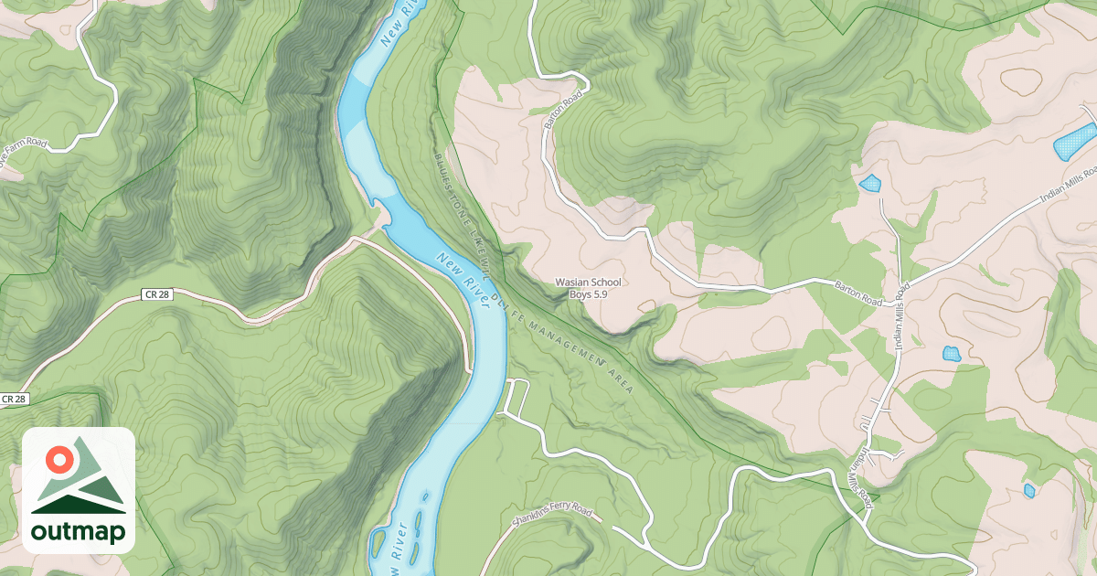 Map of Wasian School Boys