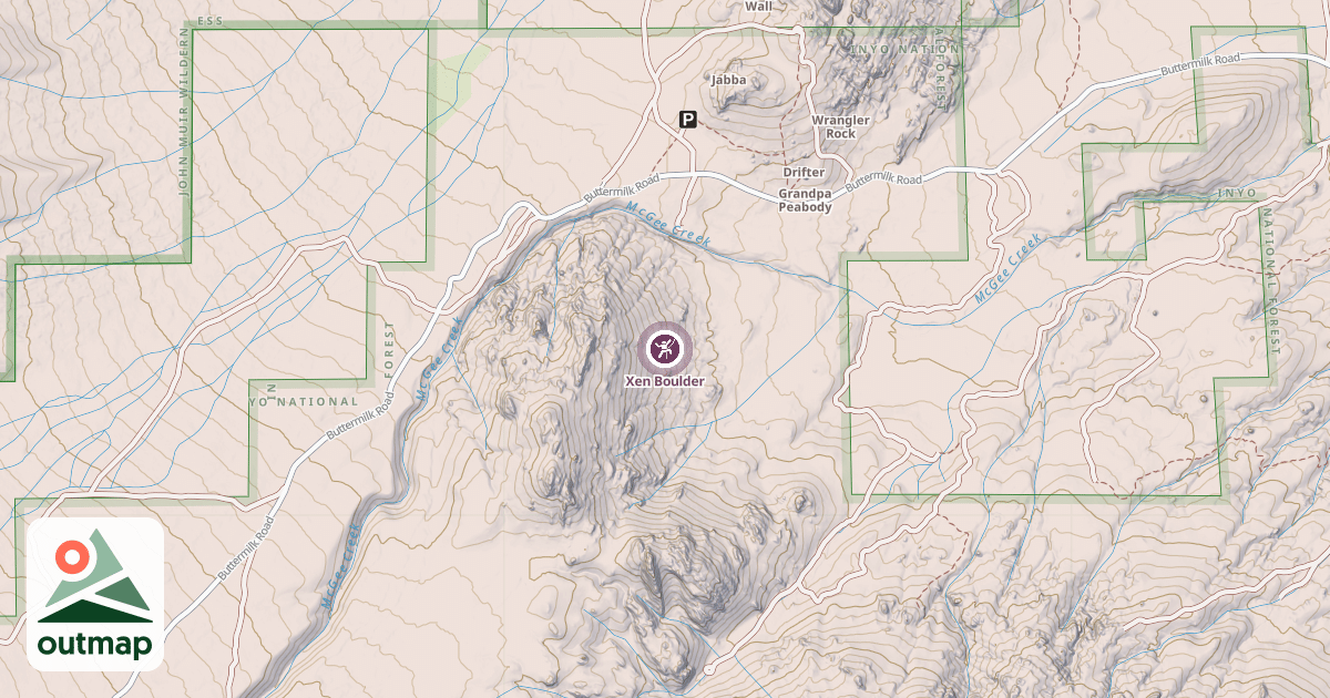 Map of Xen Boulder