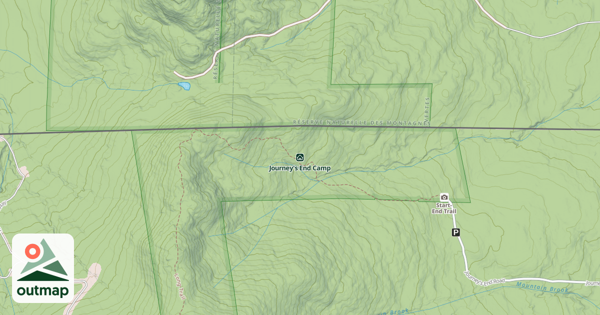 Map of Journey's End Camp