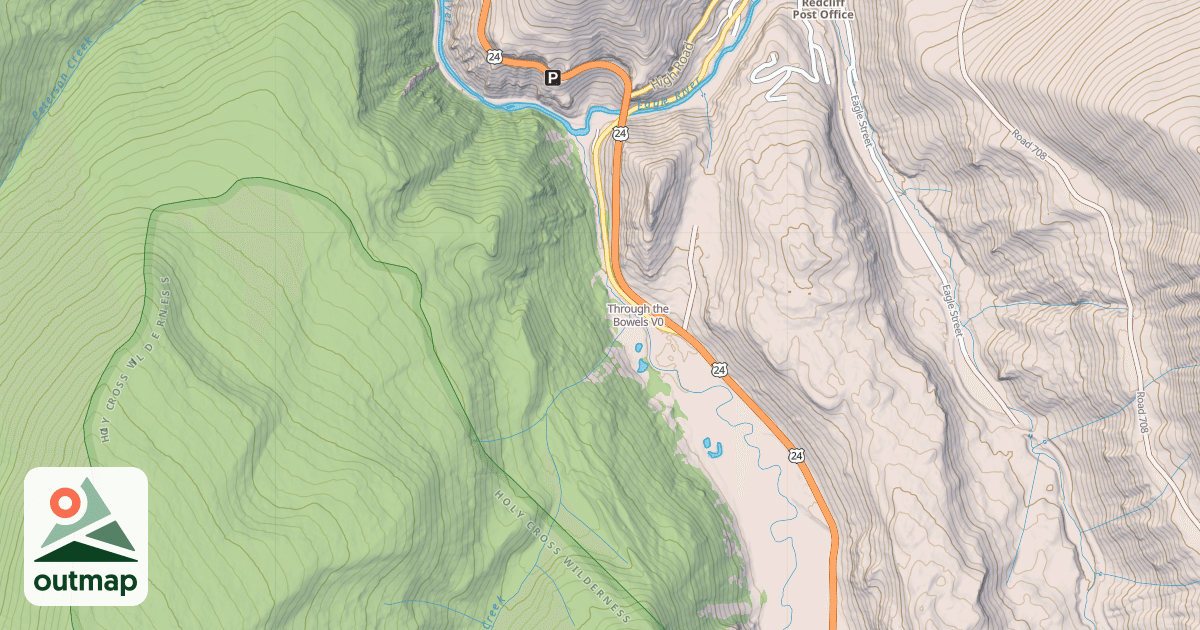 Map of Through the Bowels