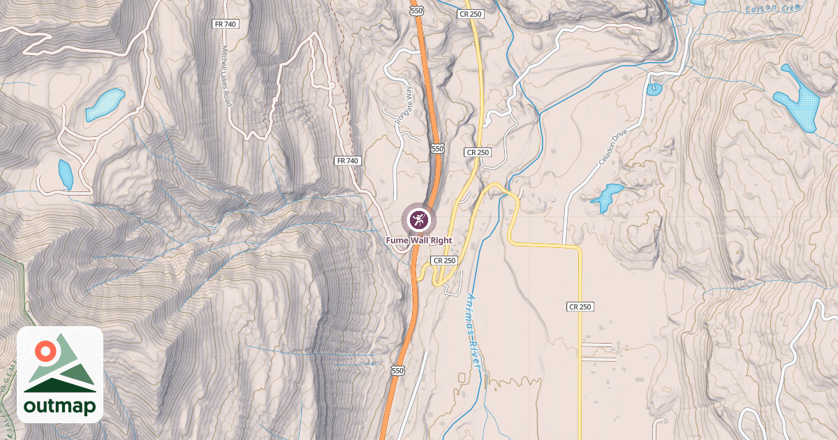 Map of Fume Wall Right